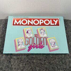 Monopoly The Golden Girls TV Show Board Game  USAopoly-Mostly Sealed Parts-READ
